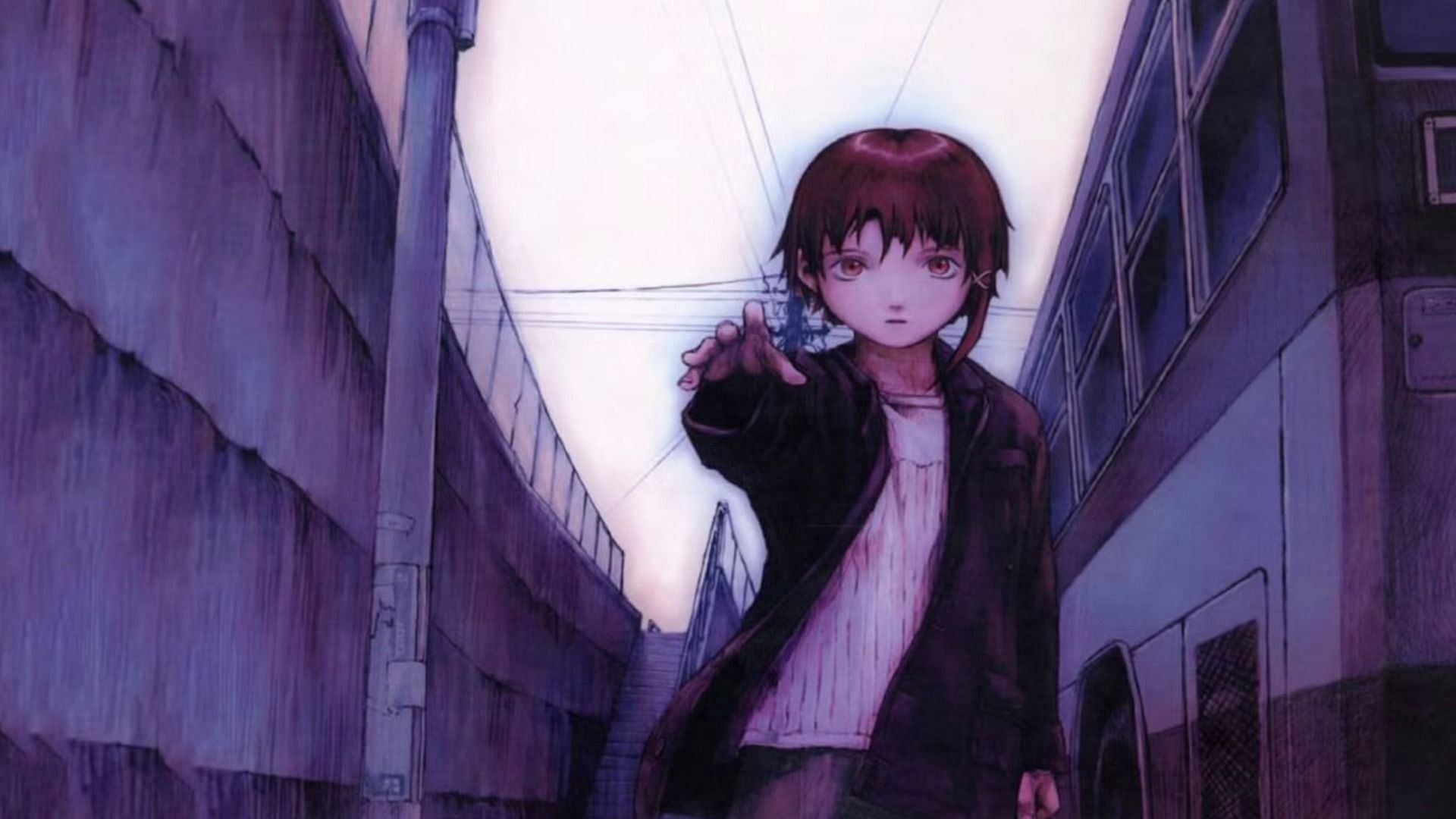 Lain Iwakura as seen in anime (Image via Triangle Staff)